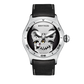 Luxury Reef Tiger Aurora Skull Black PVD Automatic Mens Watch