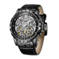 Skeleton Double Tourbillon Automatic Black PVD Watch OBLVLO RM-E-BBBB