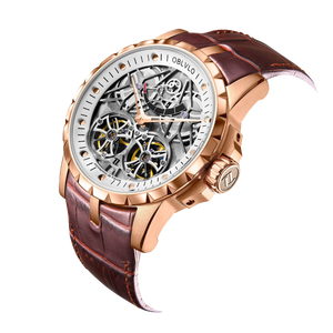 Affordable Rose Gold Mechanical Tourbillon Watches For Sale OBLVLO RM-E-RWRO