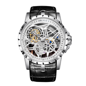 Oblvlo RM-S Mens Automatic Skeleton Watches For Sale