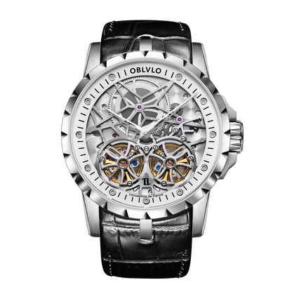 Oblvlo RM-T Series Affordable Best Luxury Skeleton Watches For Men