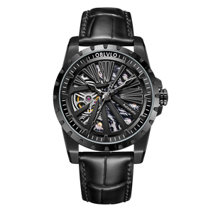 Best Military Automatic Black PVD Watches For Men - Oblvlo RMS-U BBB