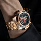 Best Affordable Reef Tiger Aurora Concept 2 Automatic Military Rose Gold Men's Watch
