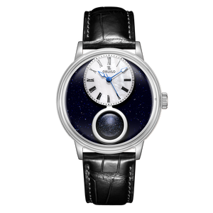 Best Affordable OBLVLO SCM-STARS Starry Sky 24-Hour Display Automatic Watches For Men