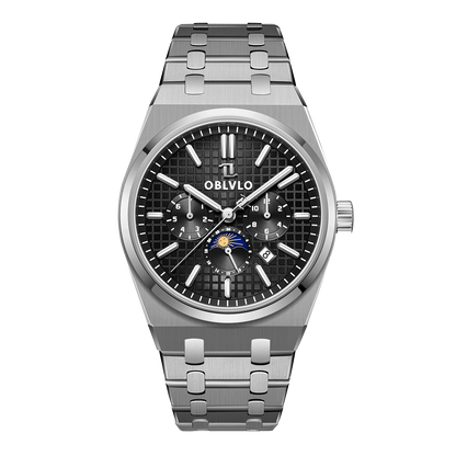 Best Affordable OBLVLO TM-MUT Dress Chronograph Automatic Watches for Sale