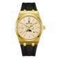 Yellow Gold OBLVLO TM-MUT 3-Eye Chronograph Automatic Watches For Seagull Movement