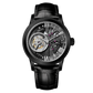 OBLVLO VMQ Series - Affordable Luxury All Black/Diamond Zirconia Case Mens Automatic Tourbillon Style Dial Dress Watches