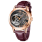 Oblvlo VM Series Luxury Rose Gold Automatic Skeleton Watches For Sale