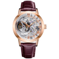 Oblvlo VM Series Rose Gold Mens Luxury Automatic Skeleton Watches For Sale