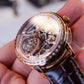 Affordable Luxury Rose Gold & Diamond Skeleton Tourbillon Watches For Men - Oblvlo Design VM-TB DPWW