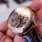 Luxury Rose Gold & Diamond Tourbillon Watches For Men - Oblvlo Design VM-TB DPBW