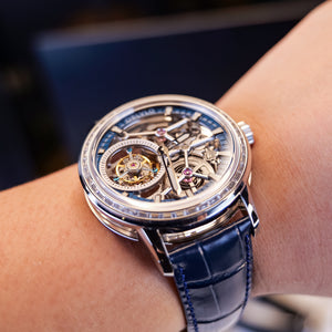 Affordable Luxury Oblvlo VM-TB Series Diamond Flying Tourbillon Dress Watch - VM-TB DYLL