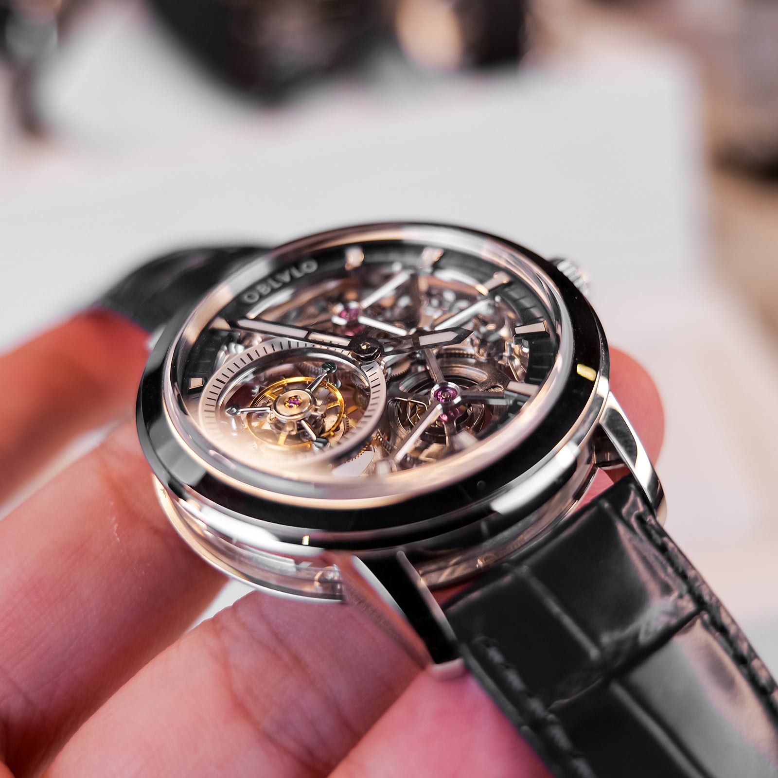 Luxurious Watches Cheapest Swiss Tourbillon Watch OUPINKE Swiss