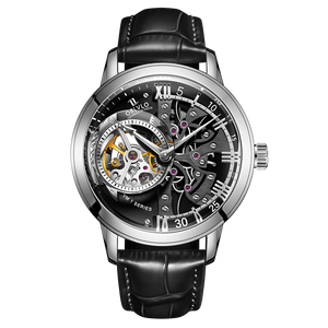 Cool OBLVLO VM Series Mens Luxury Automatic Skeleton Watches For Sale