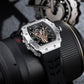 OBLVLO XM FIG Series Luxury Mechanical Automatic Skeleton Watches for sale