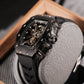 Cool Men's Skeleton Automatic Black PVD Watch - OBLVLO XM XSK Series