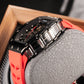 Affordable Black PVD Automatic Skeleton Watches for Men - OBLVLO XM XSK Series