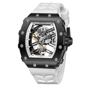 Best Affordable Skeleton Black PVD Luxury Watches - OBLVLO XM XSK Series