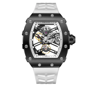 Best Affordable Skeleton Black PVD Luxury Watches - OBLVLO XM XSK Series