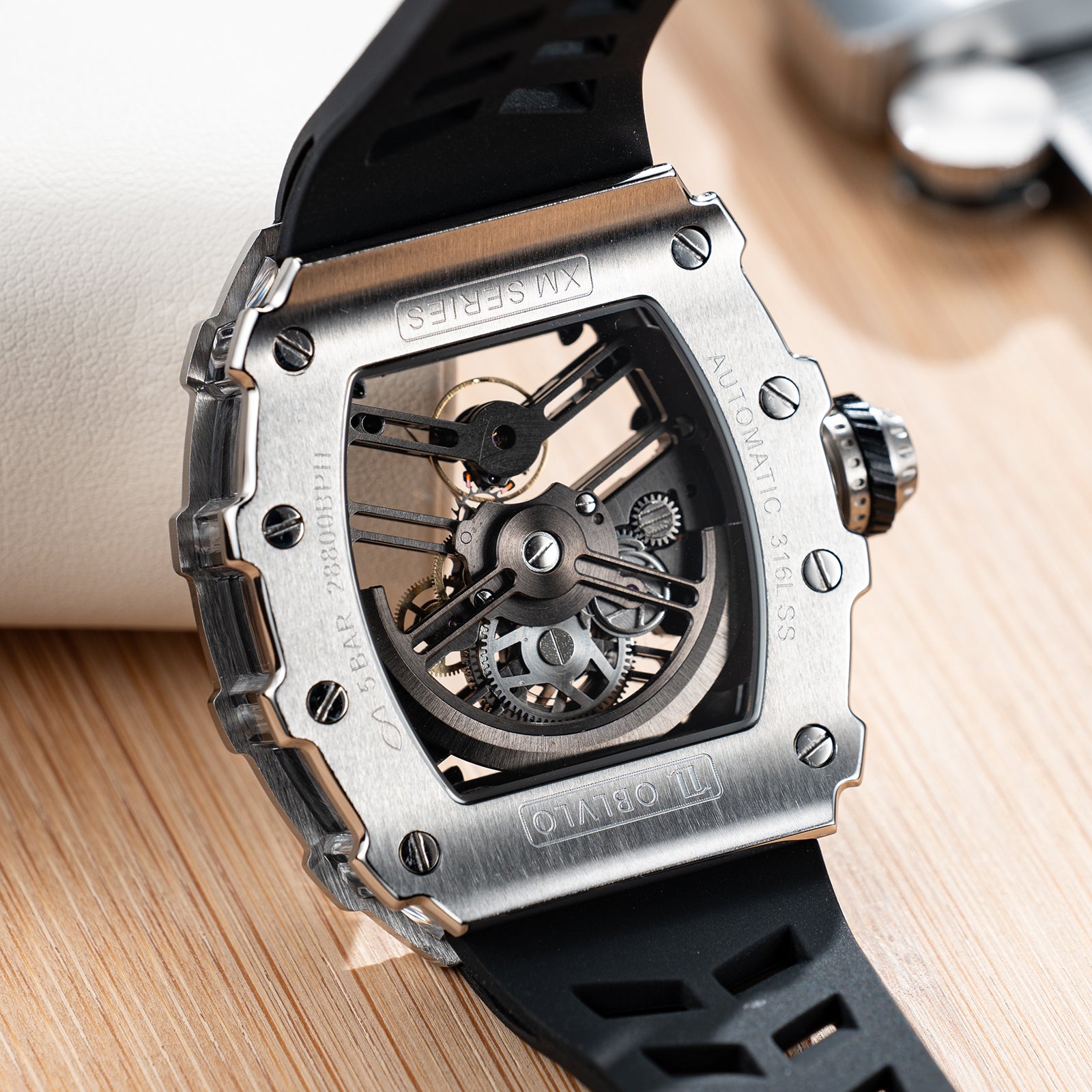 Affordable Luxury Mens Diamond Skeleton Watch for Sale - OBLVLO XM XSK
