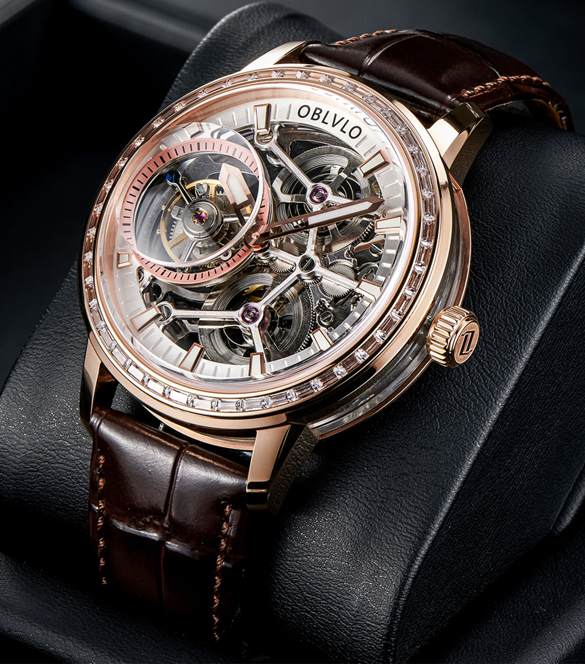 OBLVLO 腕時計　トゥールビヨン　79250318N06S OBLVLO 腕時計 トゥールビヨン 79250318N06S OBLVLO Top Brand