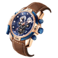 Reef Tiger Aurora Concept Skeleton Mens Automatic Mechanical Rose Gold Sport Wrist Watch