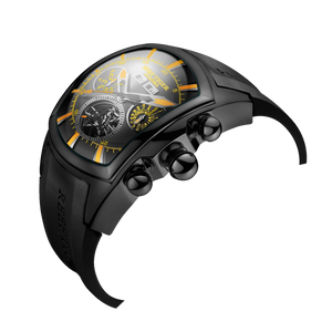 Luxury Reef Tiger Aurora Tank II Black PVD Automatic Sport Watches for Men