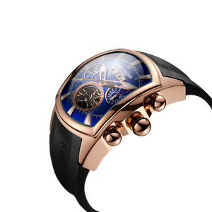 Affordable Luxury Reef Tiger Aurora Tank II Sports Automatic Men's Rose Gold Watch
