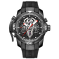 Reef Tiger Aurora Concept 2 Black PVD Automatic Military Sport Watch for Men