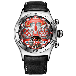 Affordable Reef Tiger Aurora Air Bubbles Mens Unique Luxury Automatic Skeleton Watch