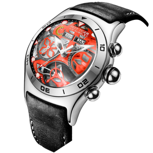 Affordable Reef Tiger Aurora Air Bubbles Mens Unique Luxury Automatic Skeleton Watch