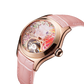 Luxury Rose Gold Women's Diamond Watches - Reef Tiger Aurora Parrots Series Watch