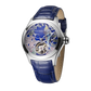 Luxury Classic Reef Tiger Aurora Parrots Lady Blue Skeleton Diamond Watches For Sale