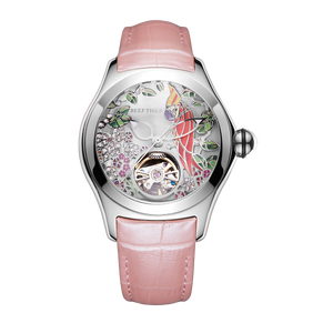 Reef Tiger Designer Aurora Parrots Series - Luxury Classic Diamond Watches for Women