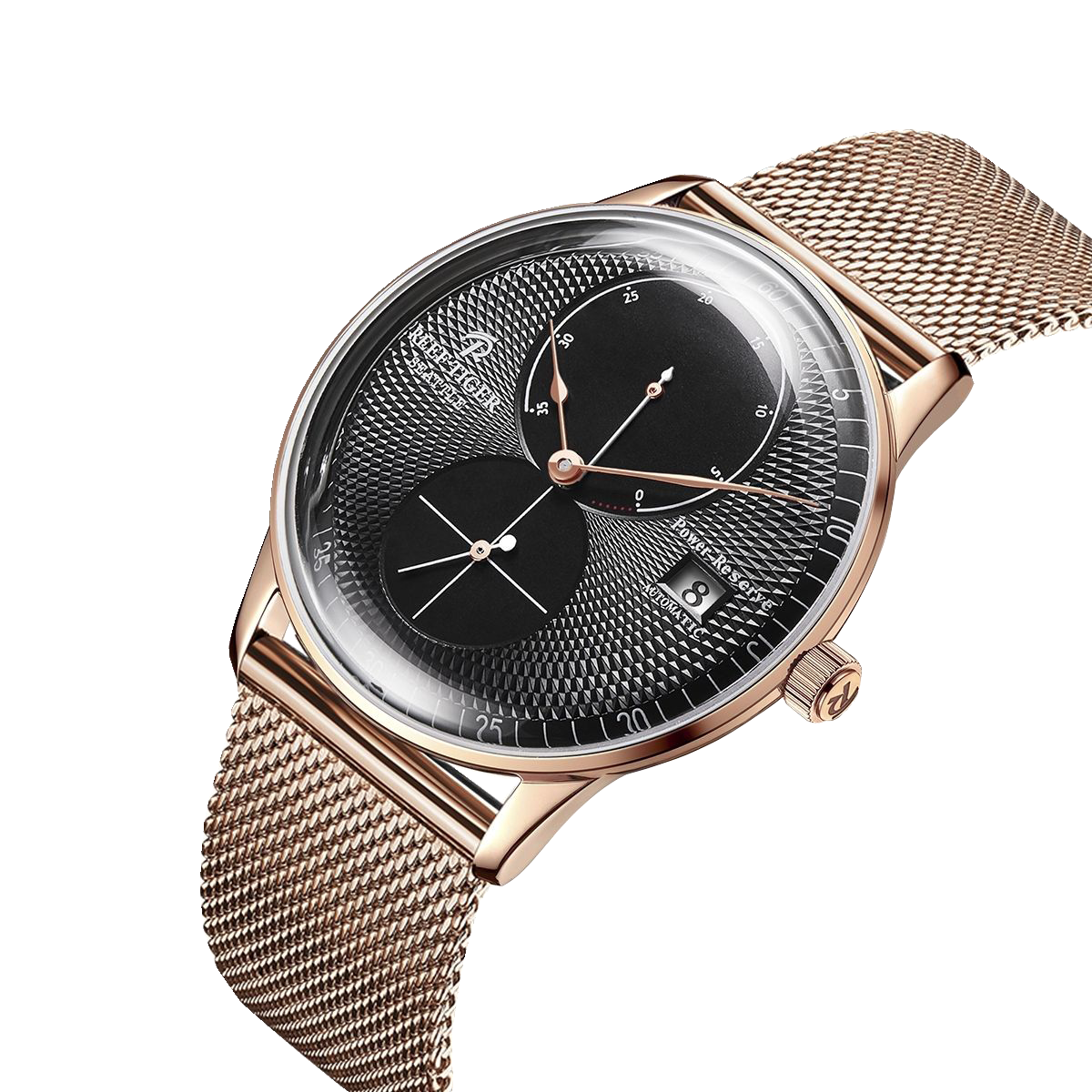 Luxury Rose Gold Men's Dress Watches from Reef Tiger Seattle Navy 1 Se Luxury Rose Gold Men's Dress Watches from Reef Tiger Seattle Navy 1 Se